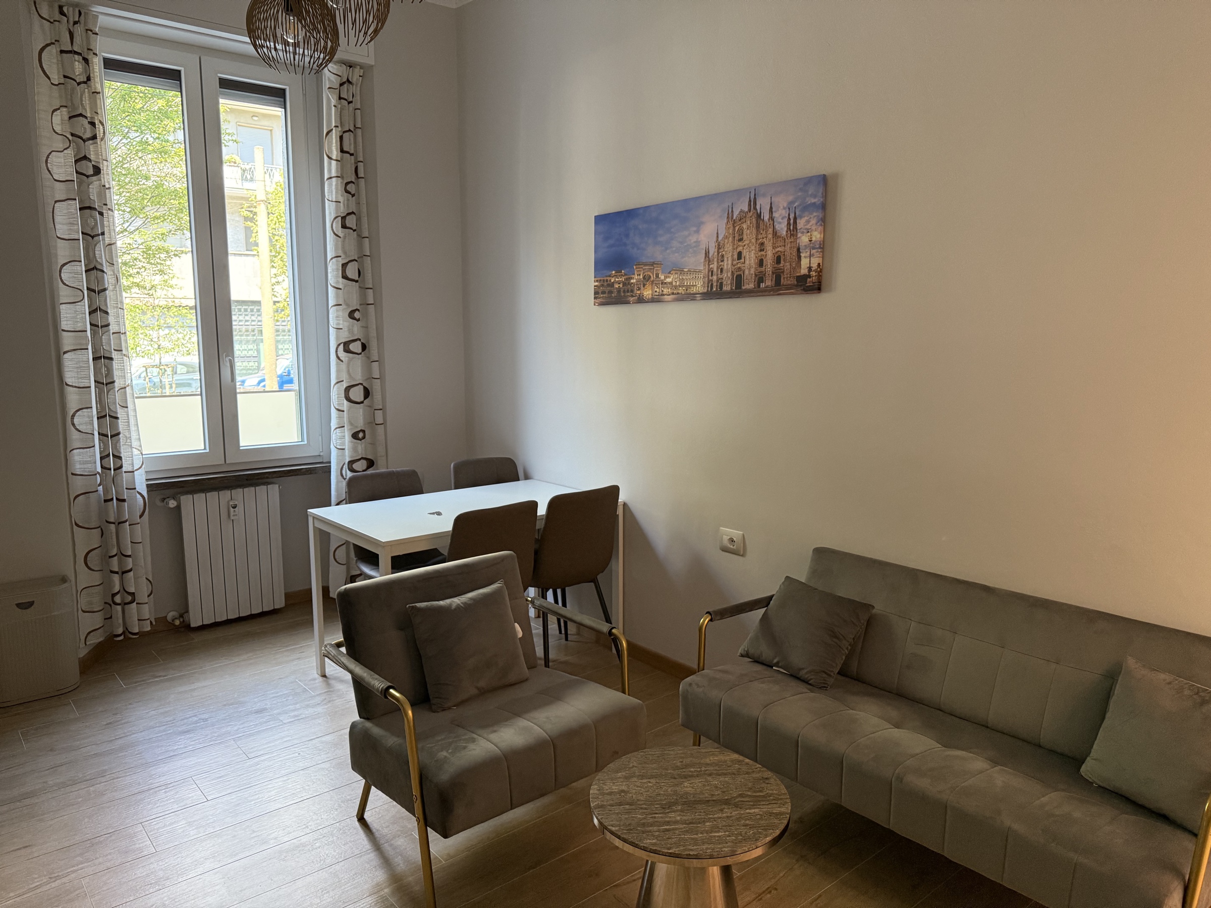 Bassini Apartment, Living room & kitchen 1
