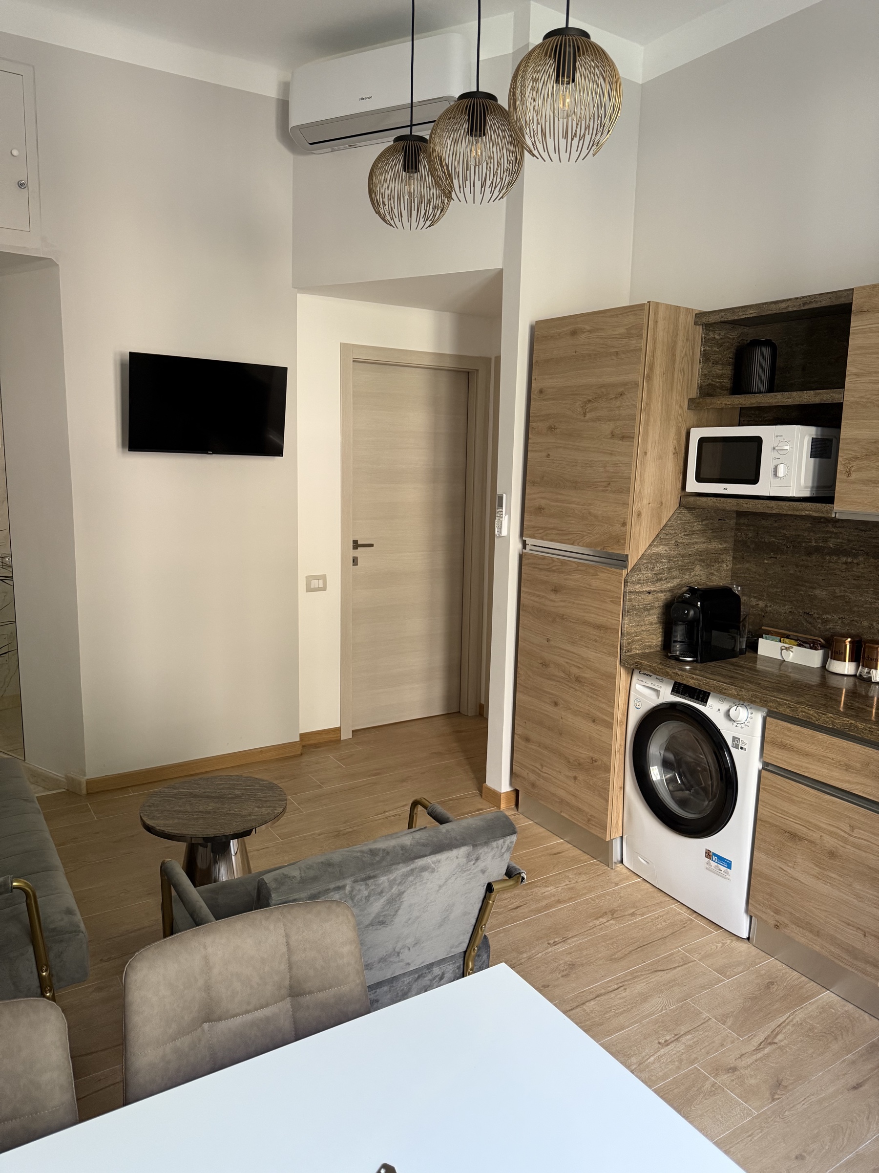 Bassini Apartment, Living room & kitchen 3